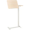 Beliani Reguliuojamas nešiojamojo kompiuterio stalas SCHOLA šviesiai rudas/baltas 70 cm 40 cm