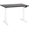 Beliani Reguliuojamo aukščio stalas DESTINAS Juodas/baltas 120 cm 72 cm