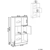 Beliani Rėmas CLOUDY 111 cm baltas