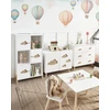 Beliani Rėmas CLOUDY 111 cm baltas