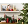 Beliani „RICKLEAN“ dekoracinių figūrėlių rinkinys riešutų gliaudytojai 30 cm red / baltas