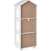 Beliani Rinkinys GLENORIE 100 cm baltas