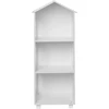 Beliani Rinkinys GLENORIE 100 cm baltas