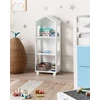 Beliani Rinkinys GLENORIE 100 cm baltas