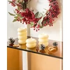 Beliani Rinkinys iš 3 vnt. LED žvakių ETERNIS 5/8/11 cm, kreminė balta