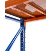 Beliani Sandėliavimo lentyna FIUGGI metalinė 200 cm 150 cm oranžinė