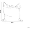 Beliani Sėdmaišis 300 l FUZZY 140 cm 180 cm violetinis