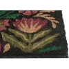 Beliani „SELAWIK“ spalvingas durų kilimėlis, 40 × 60 cm, gėlių raštas, kokoso pluoštas