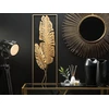 Beliani Sieninė dekoracija Liść PALLADIUM metalinė 90 cm auksinė