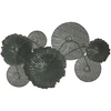 Beliani Sieninė dekoracija ZIRCONIUM Metal 38 cm Juoda