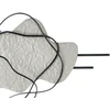 Beliani Sieninis dekoras SALLINS 48 cm metalinis juodas