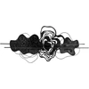 Beliani Sieninis dekoras SALLINS 48 cm metalinis juodas