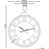 Beliani Sieninis laikrodis ALCOBA 40 cm rudas