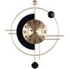 Beliani Sieninis laikrodis ALLOGNY 59 cm metalinis auksinis