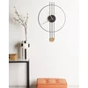 Beliani Sieninis laikrodis ANNIVIERS 44 cm metalinis juodas