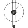 Beliani Sieninis laikrodis ANNIVIERS 44 cm metalinis juodas