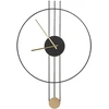 Beliani Sieninis laikrodis ANNIVIERS 44 cm metalinis juodas