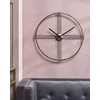 Beliani Sieninis laikrodis ASCONA 64 cm metalinis auksinis