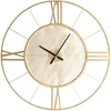 Beliani Sieninis laikrodis BLAMERE 80 cm, metalinis, auksinis