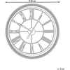 Beliani Sieninis laikrodis CAMPREMY, 56 cm, auksinis
