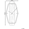 Beliani Sieninis laikrodis CLISSON 25 cm, rudas