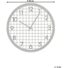 Beliani Sieninis laikrodis CREUSE, 40 cm, baltas