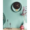 Beliani Sieninis laikrodis MAGLAND 30 cm metalinis juodas