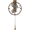 Beliani Sieninis laikrodis MARCOTE 30 cm metalinis auksinis