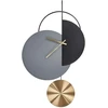 Beliani Sieninis laikrodis NENDAZ 32 cm Metalas Pilkas