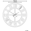 Beliani Sieninis laikrodis NOTTWIL 61 cm metalinis auksinis