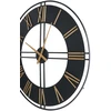 Beliani Sieninis laikrodis PERIGNY 80 cm metalinis juodas