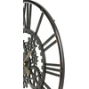 Beliani Sieninis laikrodis PETRER 60 cm metalinis juodas