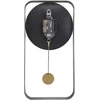 Beliani Sieninis laikrodis SERVOZ 21 cm metalinis juodas