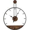 Beliani Sieninis laikrodis TAUGON, 60 cm, metalas, juodas