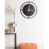 Beliani Sieninis laikrodis TRIENT 50 cm metalinis juodas