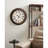 Beliani Sieninis laikrodis VILLENA 63 cm juodas