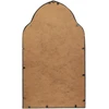 Beliani Sieninis veidrodis ACONCHI 58x100 cm metalinis auksinis