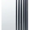 Beliani Sieninis veidrodis AJAIN 45 cm 146 cm metalinis juodas
