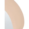 Beliani Sieninis veidrodis ALVENA 60 cm 80 cm smėlio spalvos