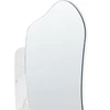 Beliani Sieninis veidrodis ARVERT 60 cm 80 cm, baltas marmuras
