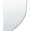 Beliani Sieninis veidrodis AUXERRE, 40 × 80 cm, sidabrinis