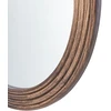 Beliani Sieninis veidrodis BANNE 80 cm, paulovnijos mediena, rudas