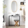 Beliani Sieninis veidrodis BESSON 55 cm 90 cm metalinis, auksinis