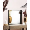 Beliani Sieninis veidrodis BRIGNOLES 50 cm 50 cm juodas