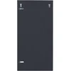 Beliani Sieninis veidrodis CALMONT 60 cm 120 cm stiklas juodas