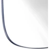 Beliani Sieninis veidrodis CERGY 39 cm 95 cm metalinis, juodas