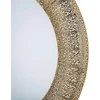 Beliani Sieninis veidrodis CHANNAY 80 cm, auksinis, metalinis