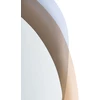 Beliani Sieninis veidrodis CHARLIEU 61 × 79 cm, stiklas, rudas
