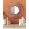 Beliani Sieninis veidrodis CILLY 80 cm 80 cm metalinis sidabrinis