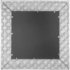 Beliani Sieninis veidrodis EVETTES 80 cm x 80 cm, metalinis, sidabrinis